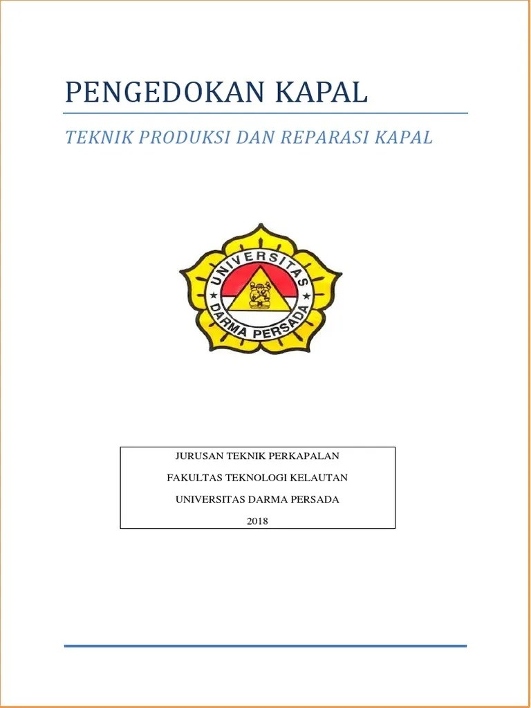 Makalah Tek. Produksi Dan Reparasi Kapal | PDF