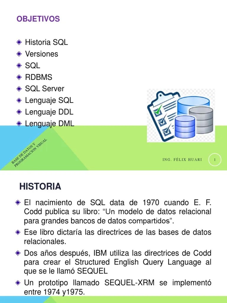 Lenguaje SQL | PDF | SQL | Servidor SQL De Microsoft