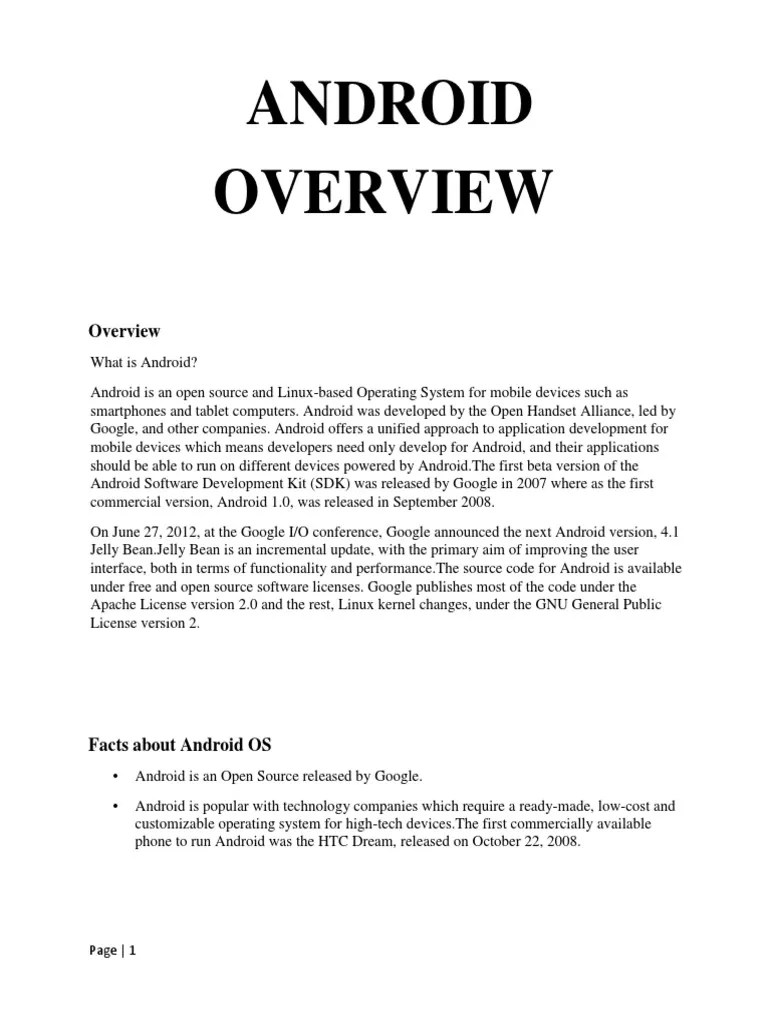 Android SM | PDF | Android (Operating System) | Device Driver