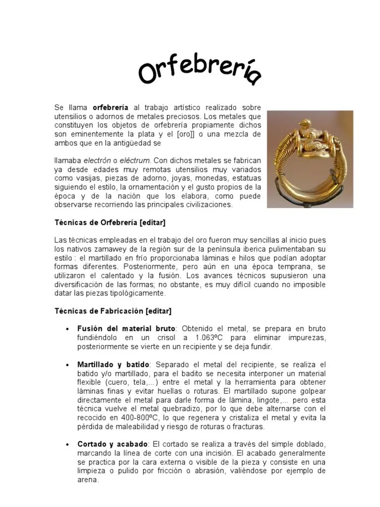 Orfebrerias