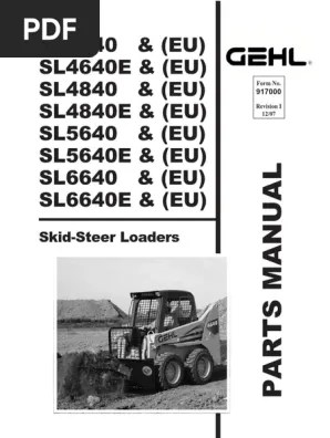 Service parts manual # 904914. Gehl Sl 4640 4840 5640 6640 Parts Manual Pdf Pdf Screw Manufactured Goods