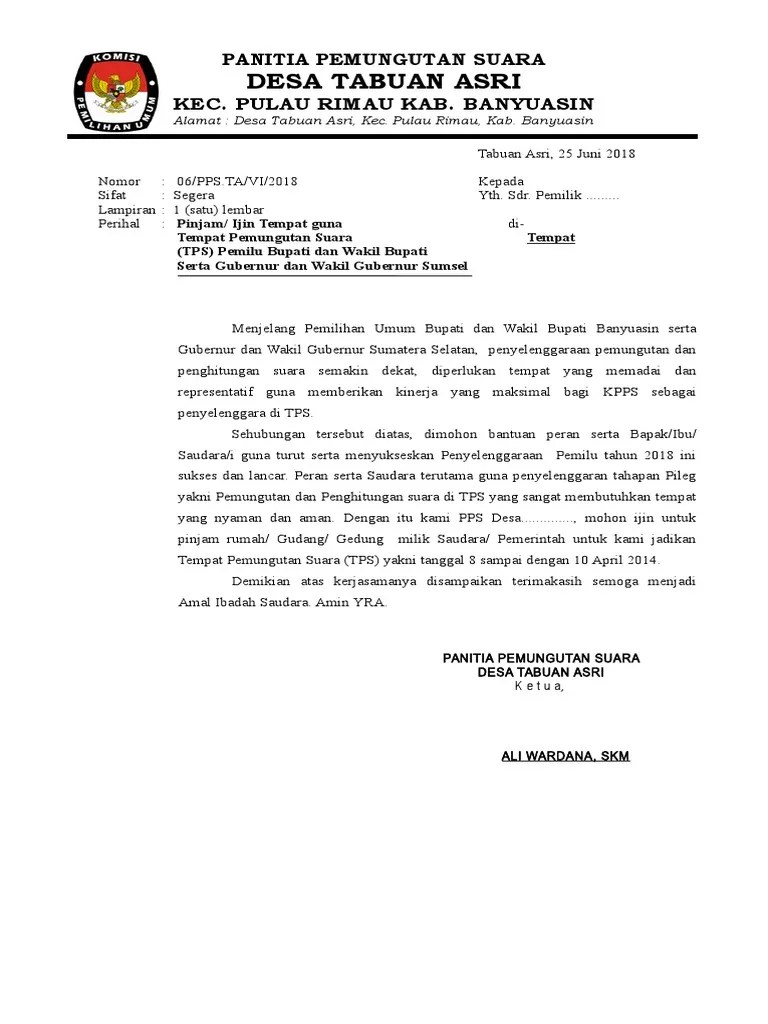 Doc Contoh Surat Permohonan Jam Tempat Josiah Onasis Academia Edu 
