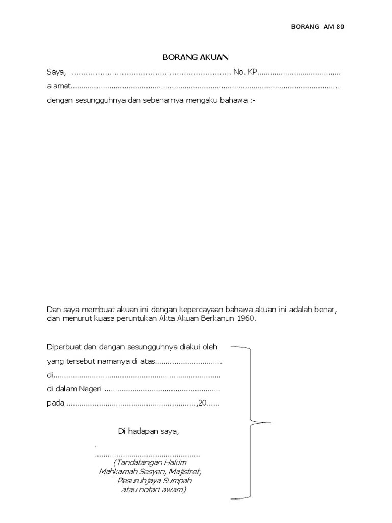 We did not find results for: Borang Surat Akuan Sumpah Am 80