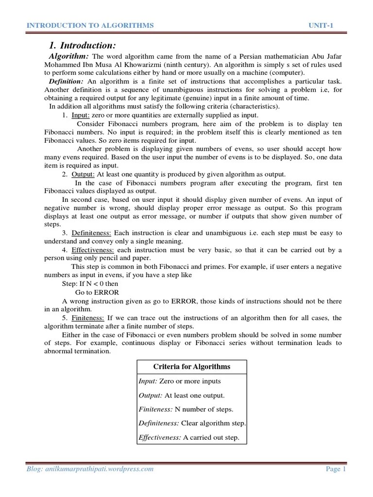 DAA Introduction PDF | PDF | Computational Complexity Theory | Algorithms