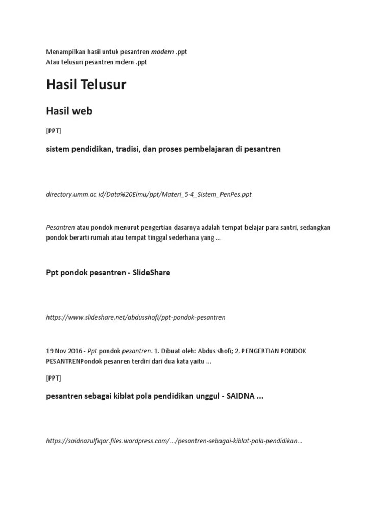 Menampilkan Hasil Untuk Pesantren Modern