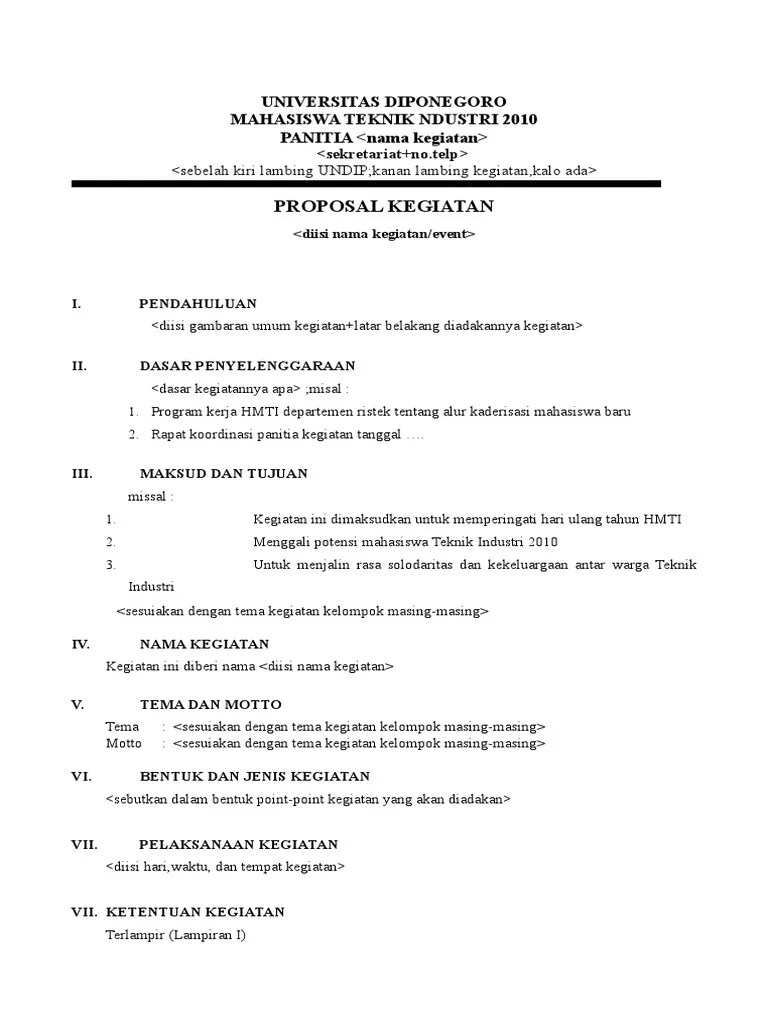 Pengembangan desain produk fungsional • rencanakan pameran dan demonstrasi. Contoh Proposal Eo Wedding