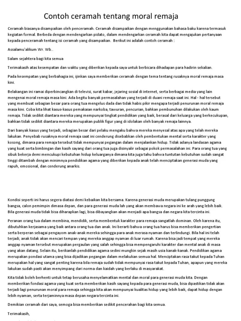 Contoh Pidato Tentang Masa Depan // Kumpulan Contoh Terbaru