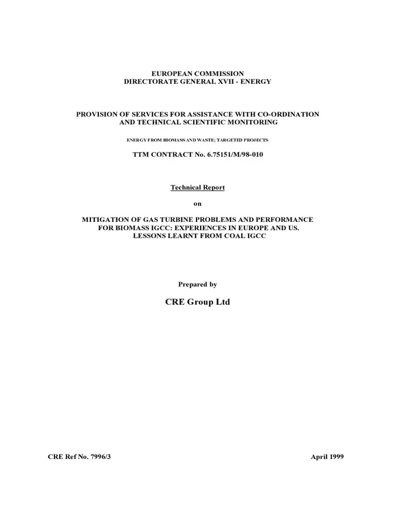 Gas Turbine Problems | PDF | Gasification | Fossil Fuel Power Station