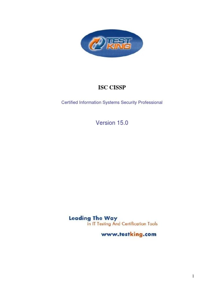 Cissp | PDF | Transport Layer Security | Public Key Cryptography