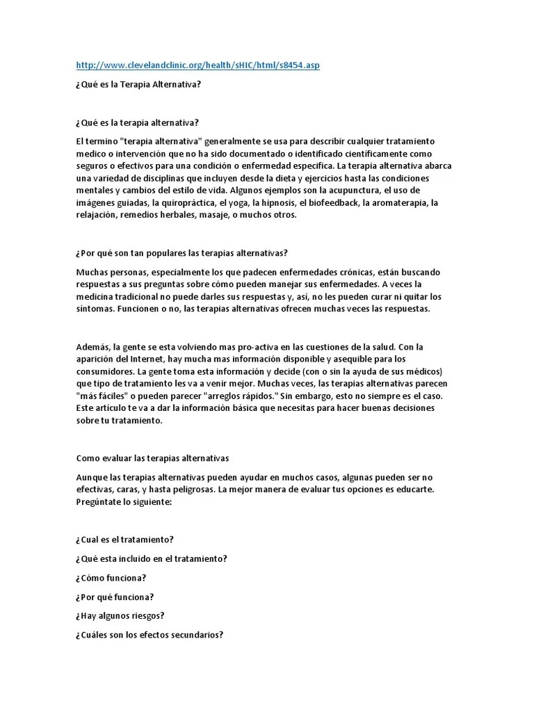 Terapias Alternativas | PDF | Medicina Alternativa | Acupuntura