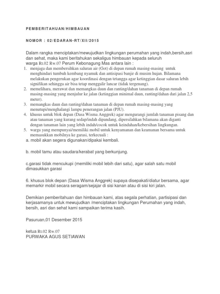 surat pemberitahuan usulan kenaikan pangkat periode 1 oktober 2020 pengumuman perubahan jadwal kegiatan pelatihan dan sertifikasi …. Contoh Surat Himbauan