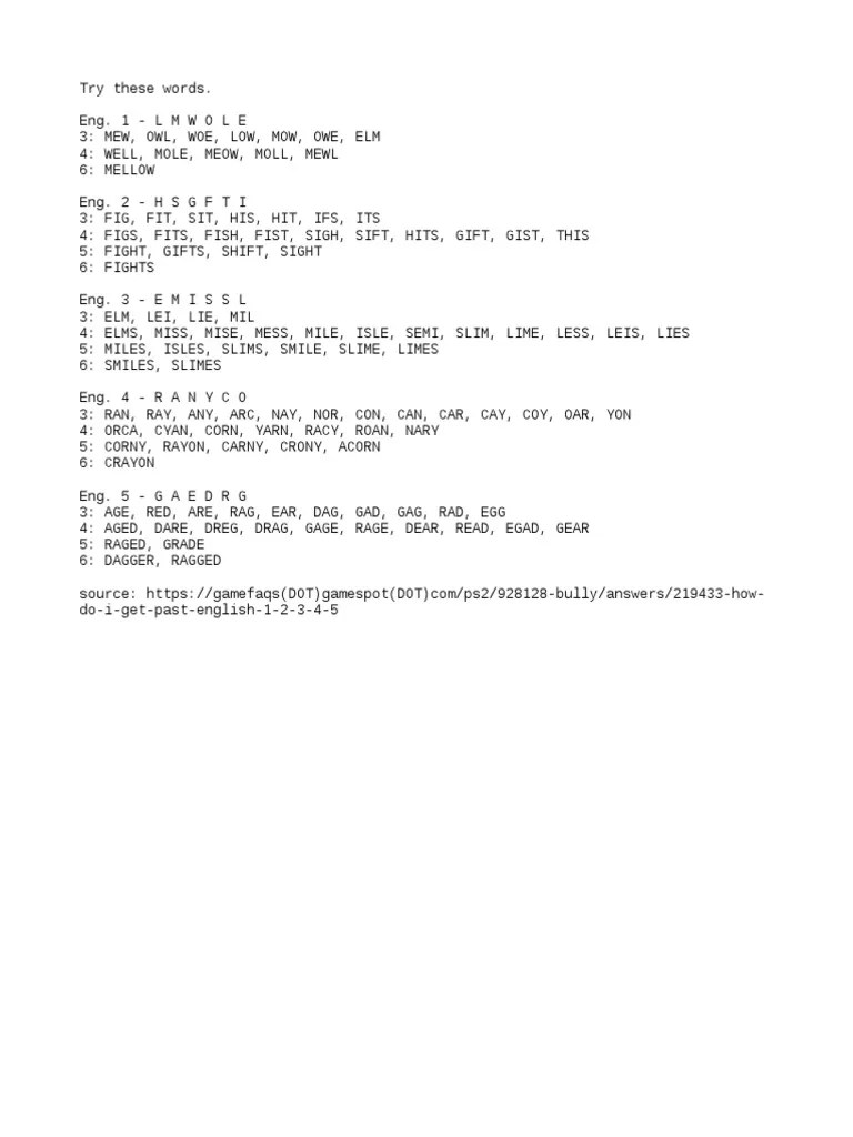 Kunci jawaban bully lengkap 100 semua pelajaran teknozone id. 39 Bully Inggris 1 2 3 4 5 Ideas In 2021