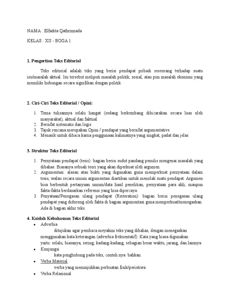 Cocok Buat Dicontek Nih Berikut Contoh Teks Editorial Tentang Pendidikan Contoh Teks Editorial Tentang Pendidikan 2 Judul.