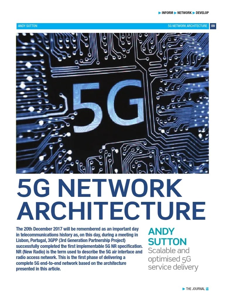 5G Network ARchitecture | PDF | Lte (Telecommunication) | Duplex ...
