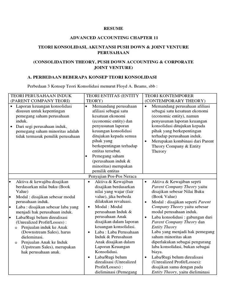 Chapter 11 Advanced Accounting | PDF