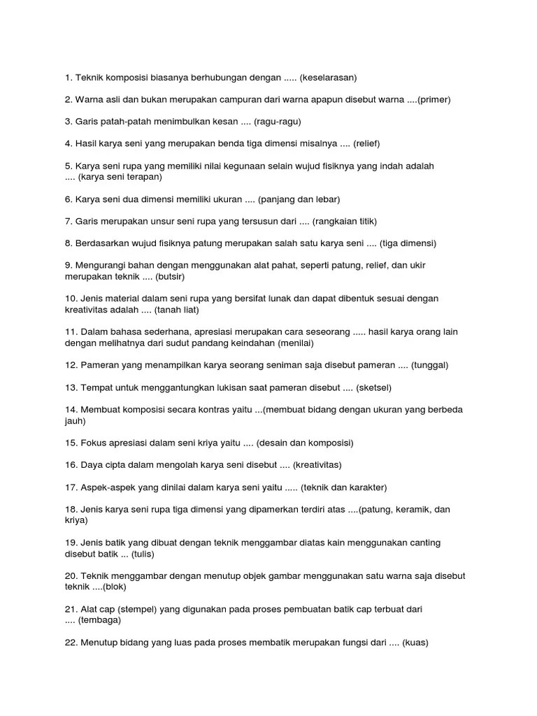 Sep 16, 2019 · contoh soal essay dan jawaban tentang karya ilmiah have a lot of experience with academic papers and contoh soal essay dan jawaban tentang karya ilmiah know how to write them contoh soal essay dan jawaban tentang karya ilmiah without plagiarism. 100 Soal Esay