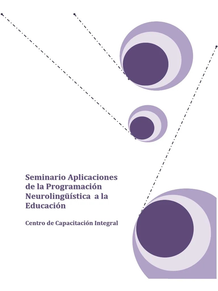 PNL Y Educación PDF | PDF | Programación Neurolingüistica | Aprendizaje