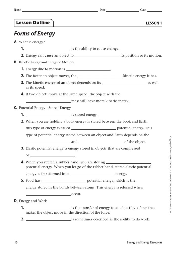 Energy | PDF | Fuels | Potential Energy