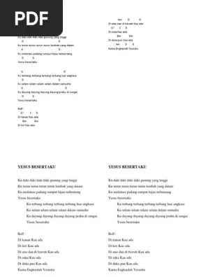 Kudaki daki daki daki gunung yang tinggi. Yesus Besertaku Pdf