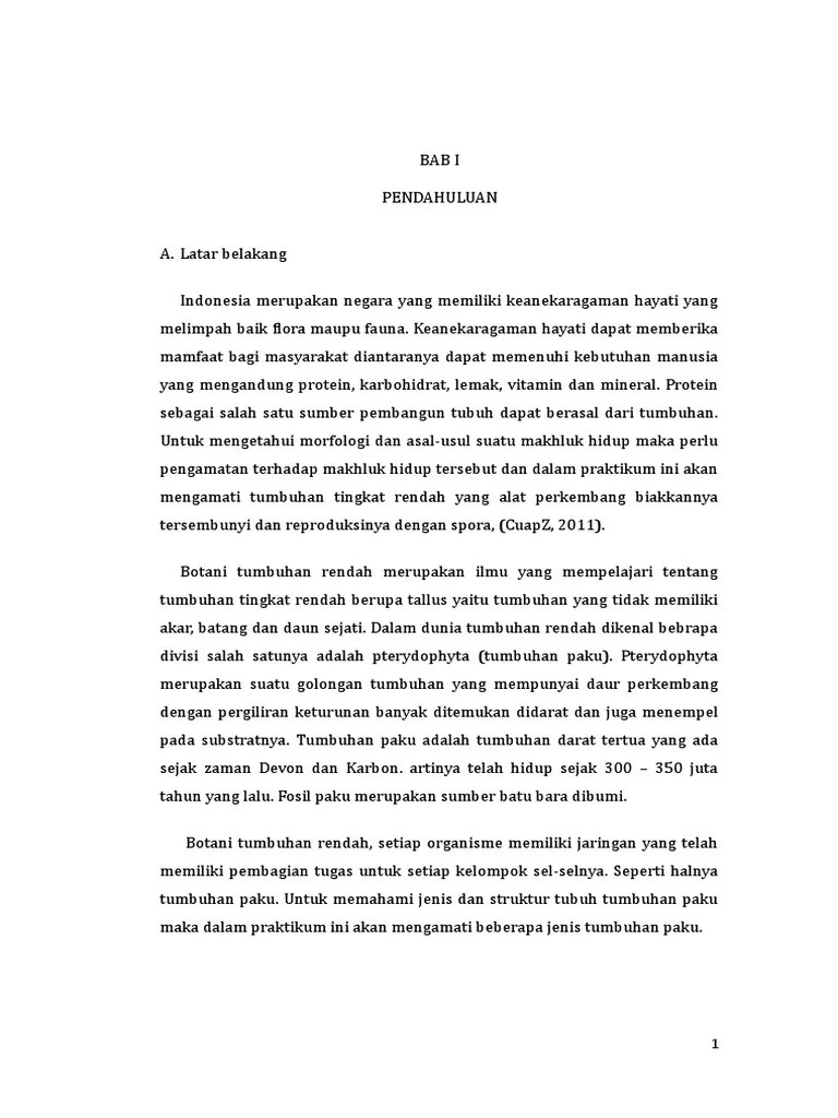Teks Laporan Hasil Observasi Tentang Tumbuhan - Seputar Laporan