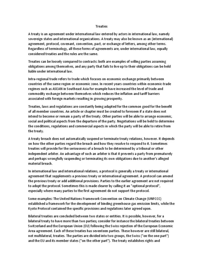 International Treaties | PDF | Treaty | Justice