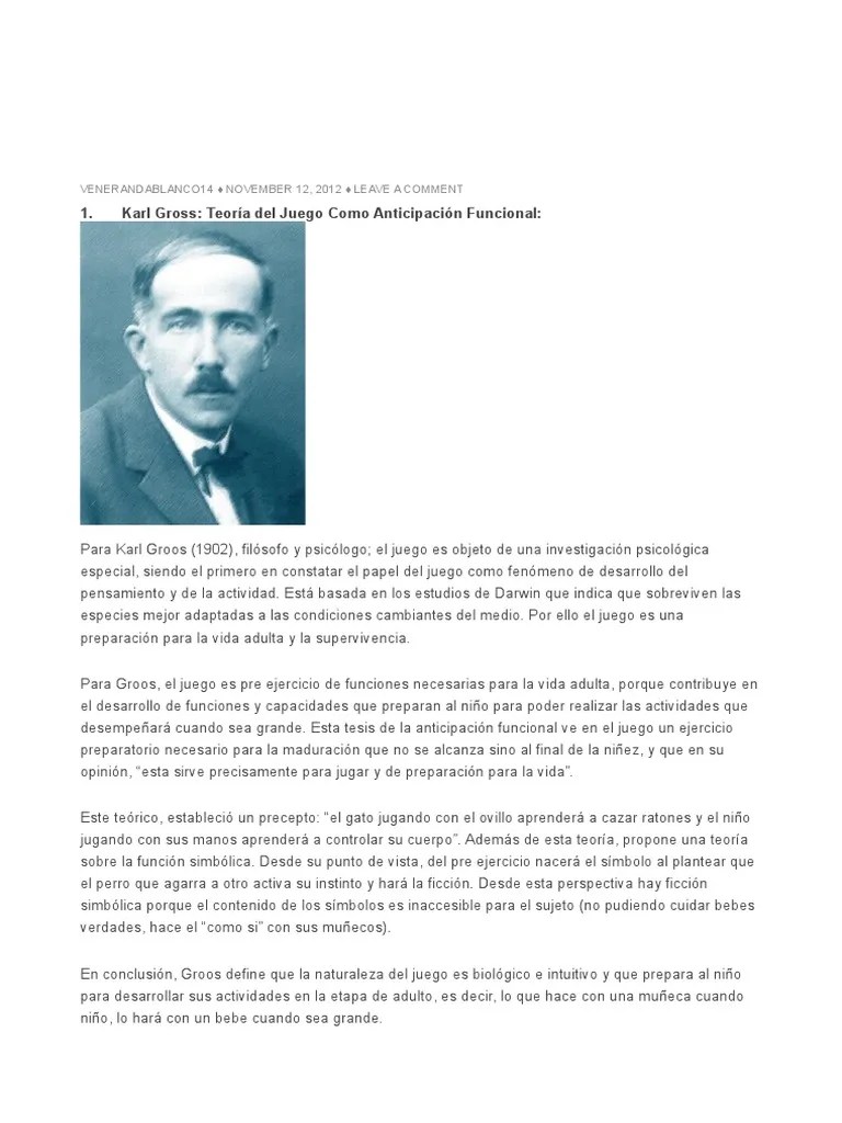 Teorías Del Juego De Piaget, Vigotsky Y Groos | PDF | Constructivismo (filosofía De La Educación ...
