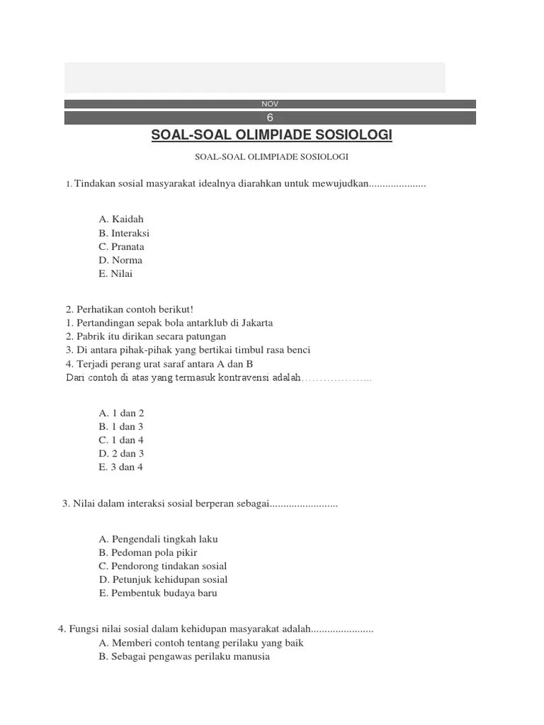 Soal ini sebagai bahan belajar untuk mengikuti olimpiade sains nasional tahun ajaran . Kumpulan Soal Pdf