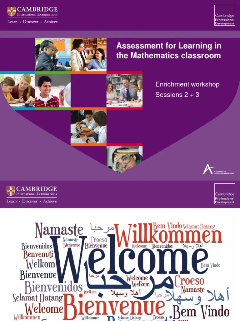 Assessment For Learning For Maths PDF | PDF | Educational Psychology ...