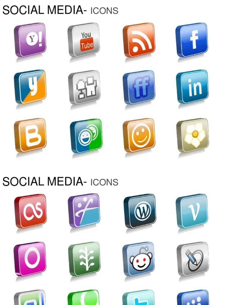 Social Media Icons Powerpoint Presentation Slides | PDF