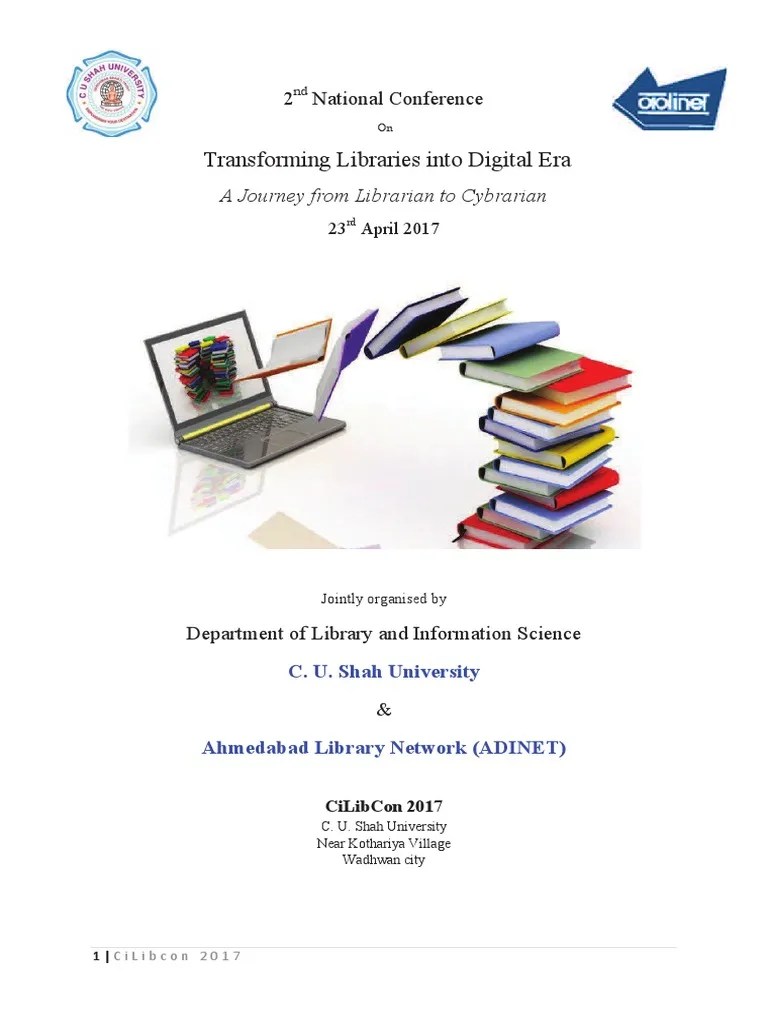 Transforming Libraries Into Digital Era: 2 National Conference | PDF | Librarian | Library Science