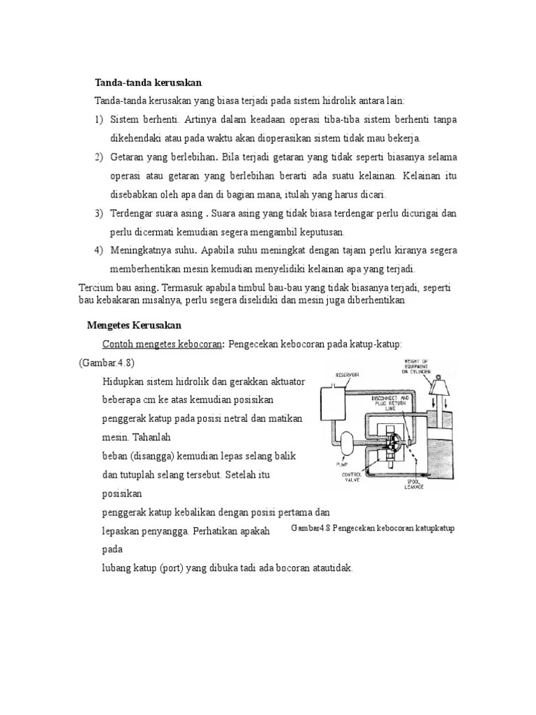 Pengujian kebocoran sistem hidrolik , find complete details about pengujian. Tanda Kerusakan Hydraulic Pdf