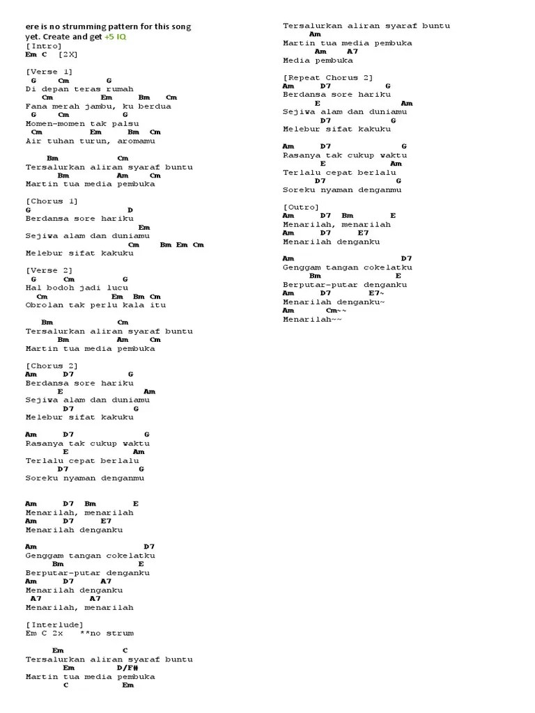 Fana Merah Jambu Lirik