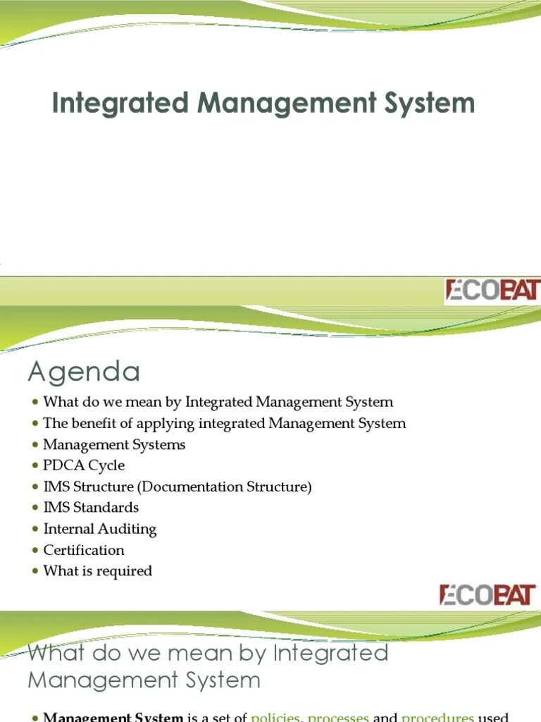 Integrated Management System | PDF | Audit | Quality Management System