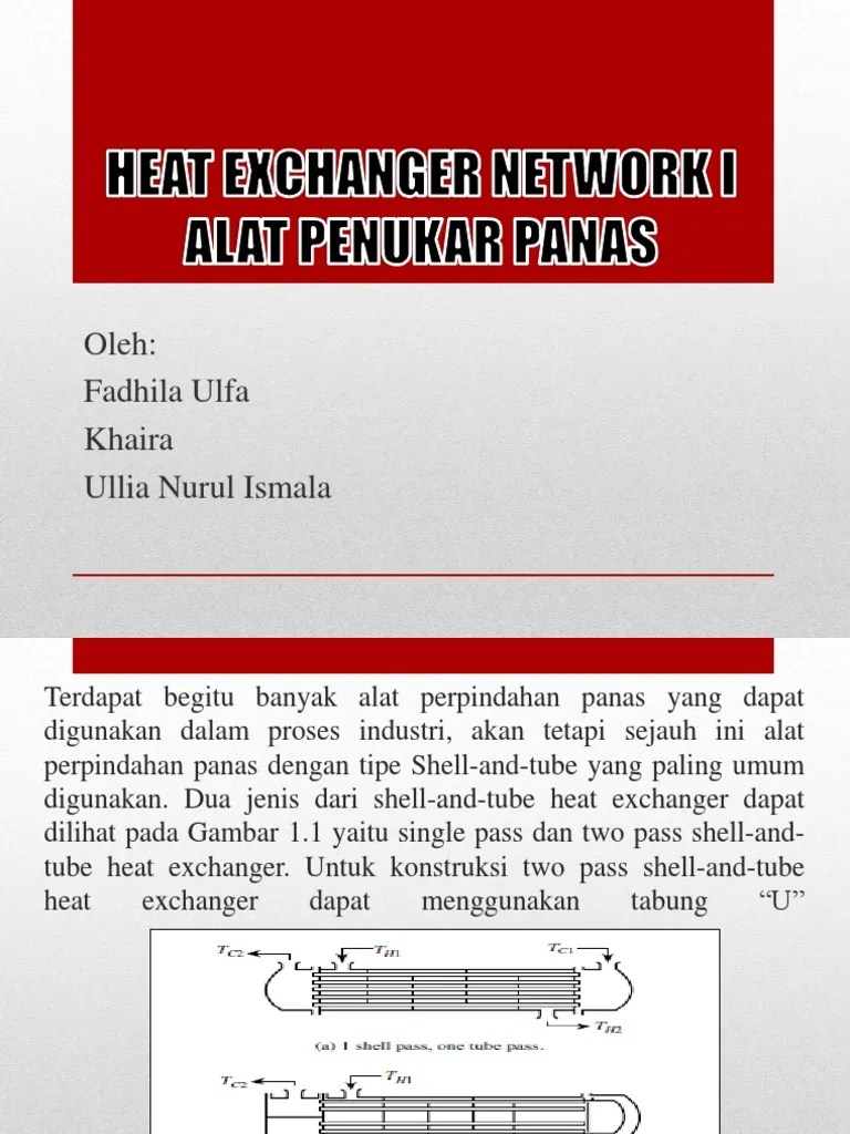 Heat Exchanger Networks I | PDF