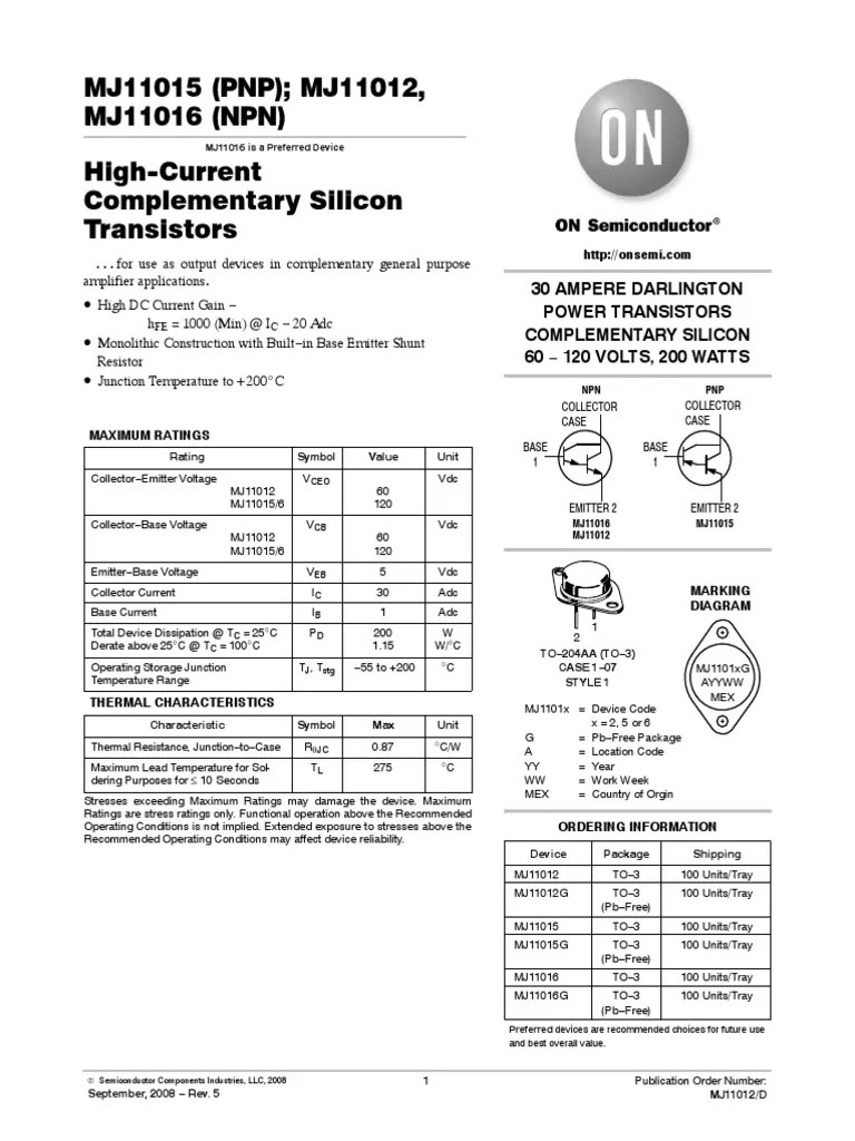 Datasheet PDF | PDF | Bipolar Junction Transistor | Transistor