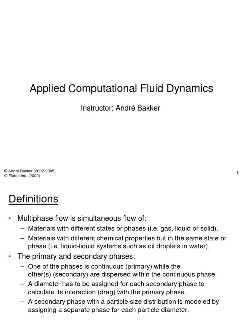 Applied Computational Fluid Dynamics | PDF | Fluid Dynamics | Fluidization