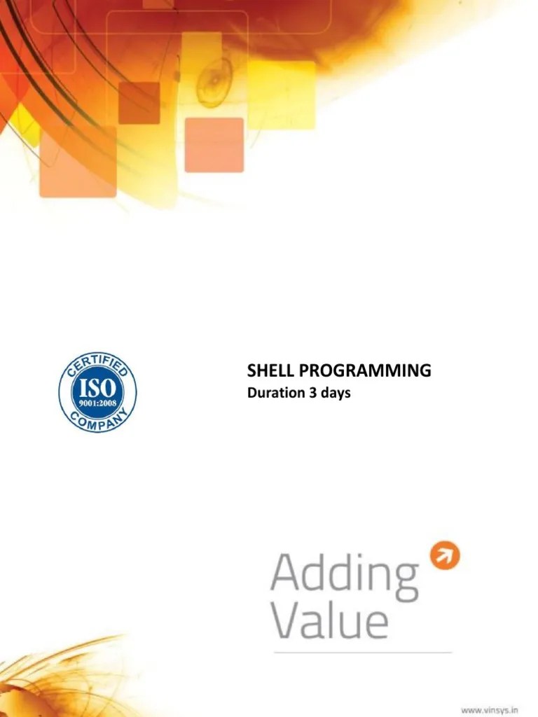 Shell Scripting Basic | PDF | Command Line Interface | Computer Programming