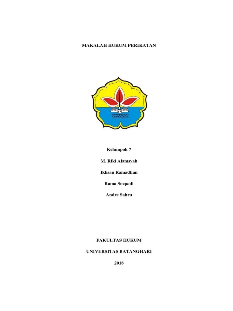 Makalah Hukum Perikata1 | PDF