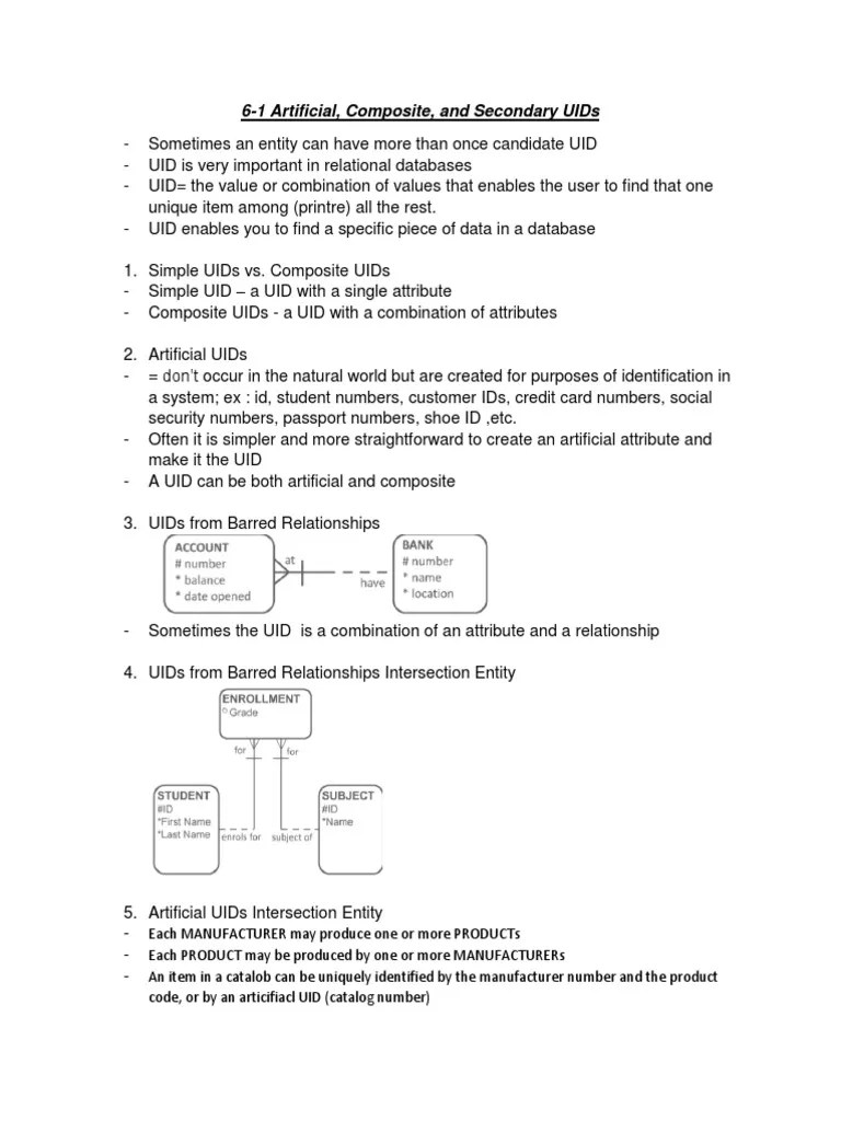 Section 6 Notes Database Design Pdf Identifier Relational Database - Incredible HD Nature Textures | Free Download