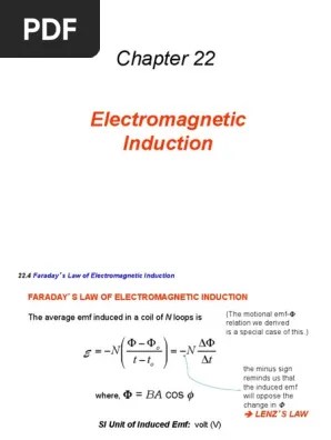 P112 Lecture13 Pdf Electromagnetic Induction Inductor
