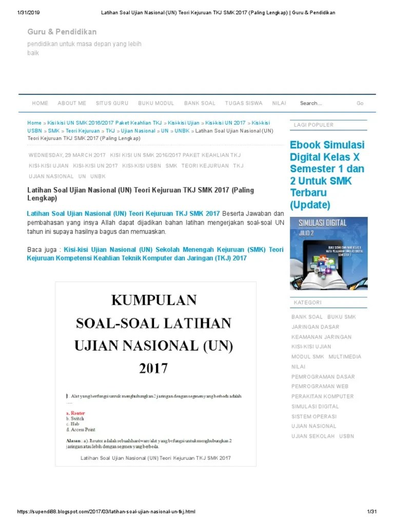 Dhanu nurdiantoro · silabus tpav 2019 smk karya bhakti brebes. Kisi Kisi Ujian Teori Kejuruan Smk 2020 Beinyu Com