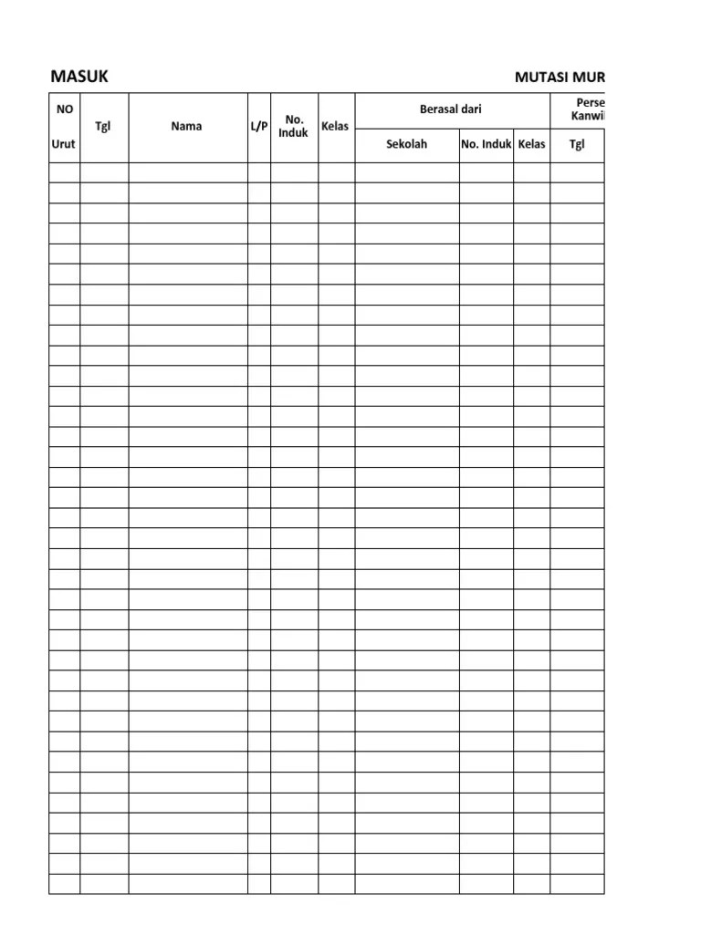 Cara yang terakhir ini sangat cocok bagi kamu yang ingin cetak rekening koran bca atau bisa melihat mutasi rekening 3 bulan, 6 bulan, 1 tahun atau tahun lalu dengan lengkap. Contoh Buku Mutasi Siswa Pdf