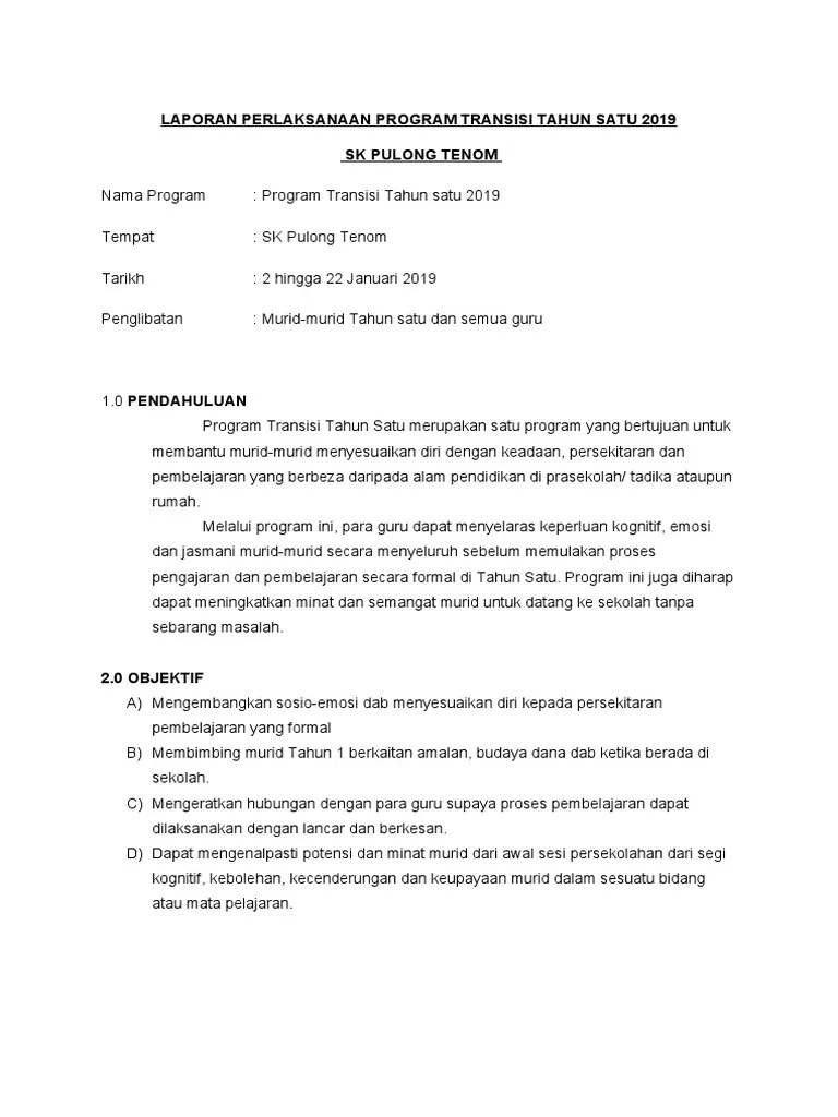 It is a process that usually happens between ages 10 and 14 for girls and ages 12 and 16 for boys. Laporan Program Transisi Tahun 1 2019 Wallpaper