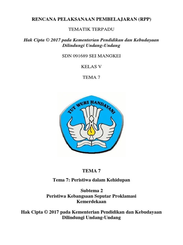 Pilihan ganda, (5) analisis butir soal, (6) ranah kognitif taksonomi bloom, (7) mata pelajaran ips kelas iv, v, dan vi sd, serta (8) ujian sekolah di . Rpp Kelas 5 Tema 7 Pdf