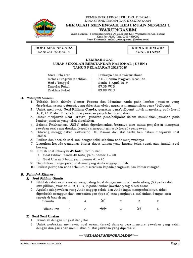 Dengan kaidah penulisan butir soal pilihan berganda. Petunjuk Soal Isian Singkat - Unduh File Guru