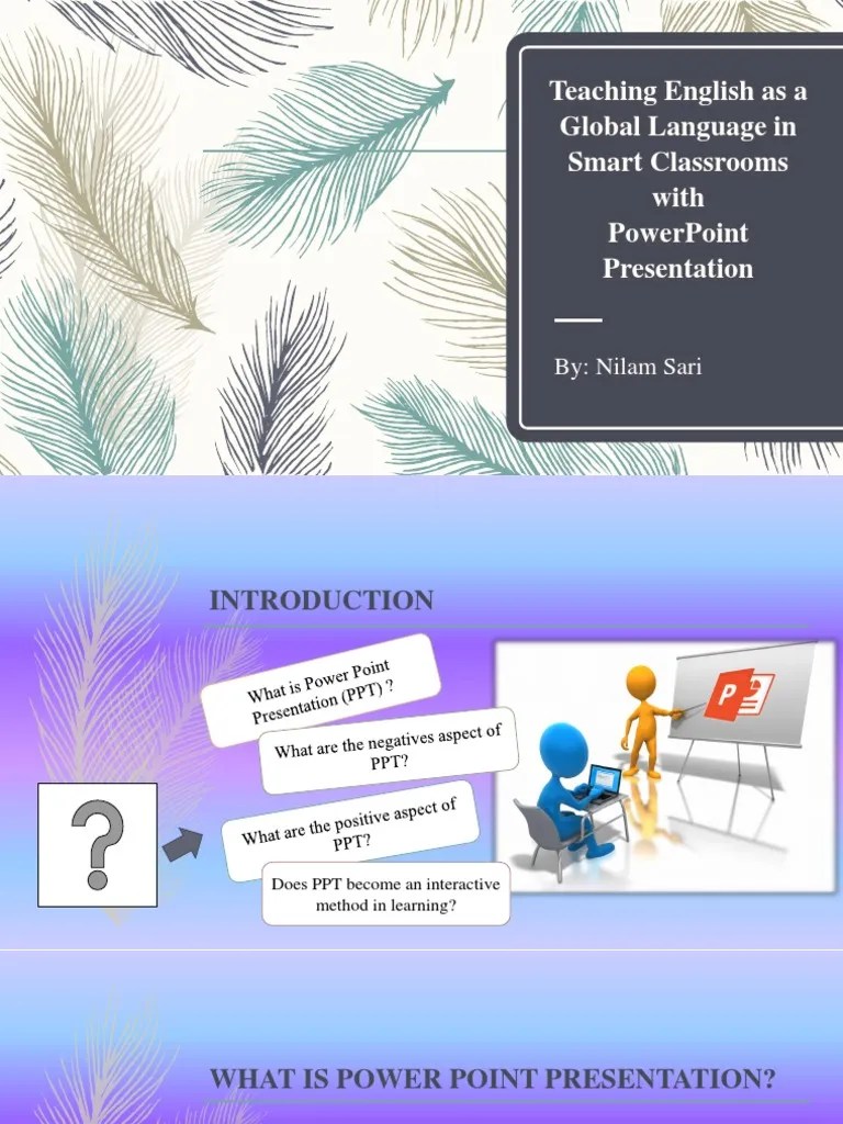 Smart Classroom With | PDF | Microsoft Power Point | Classroom