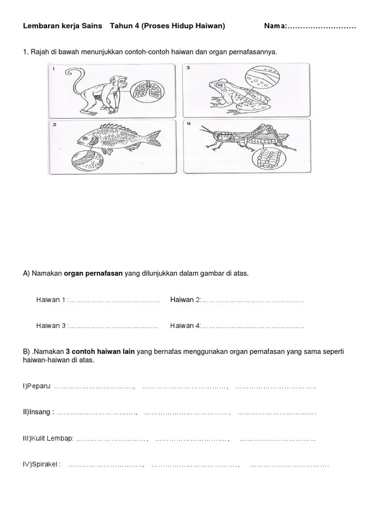 Koleksi soalan topikal sains tahun 4 kssr semakan untuk latih tubi ataupun kerja rumah kepada murid menguasai kandungan pembelajarna . Lembaran Kerja Sains Tahun 4 Pdf