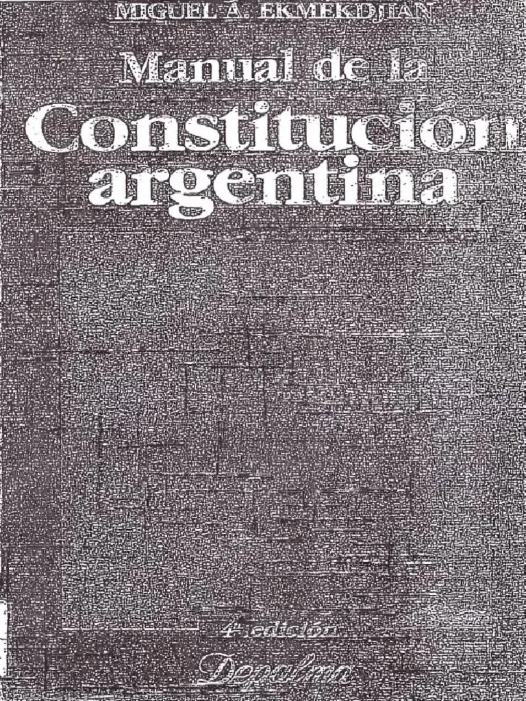 Manual De La Constitucion PDF | PDF | Constitución | Estado (política)