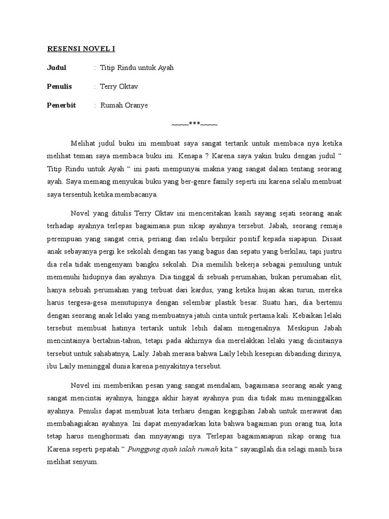 Resensi Novel I | PDF