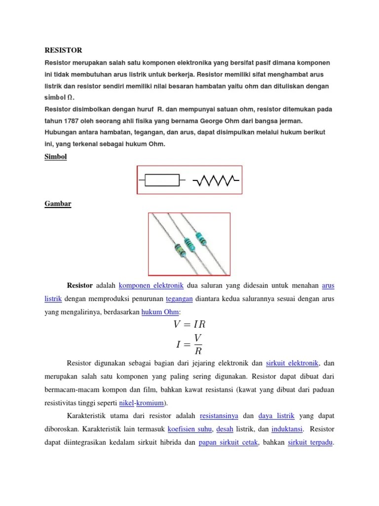 Electronic Component Wikipedia